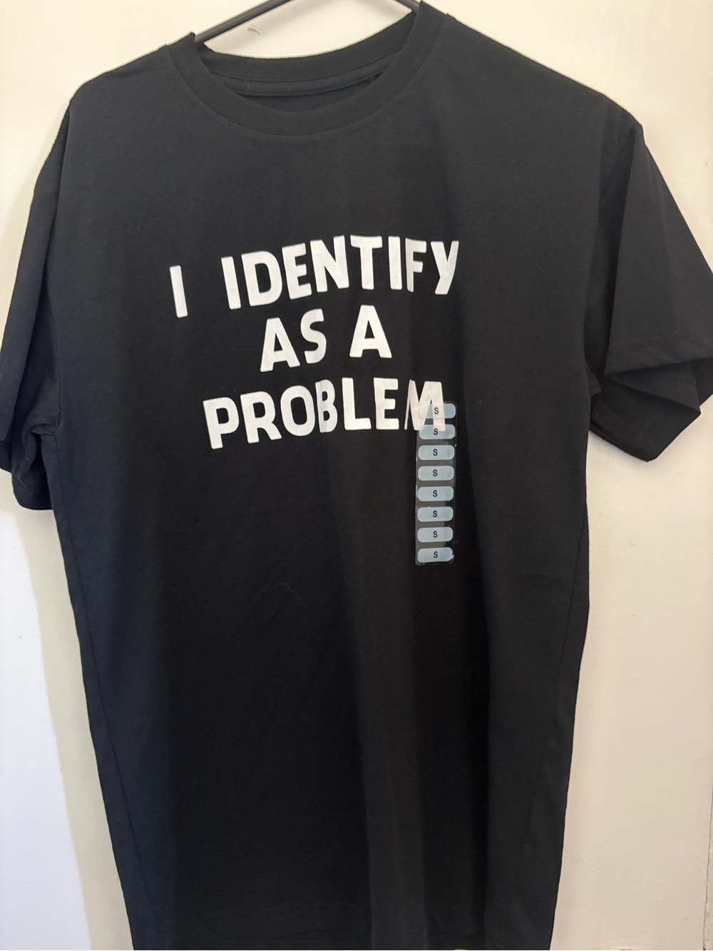 & Other Stories Black Graphic Tee with White Text
